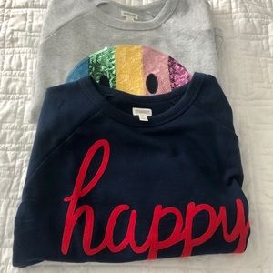 Girls large Gymboree sweatshirts. NWOT